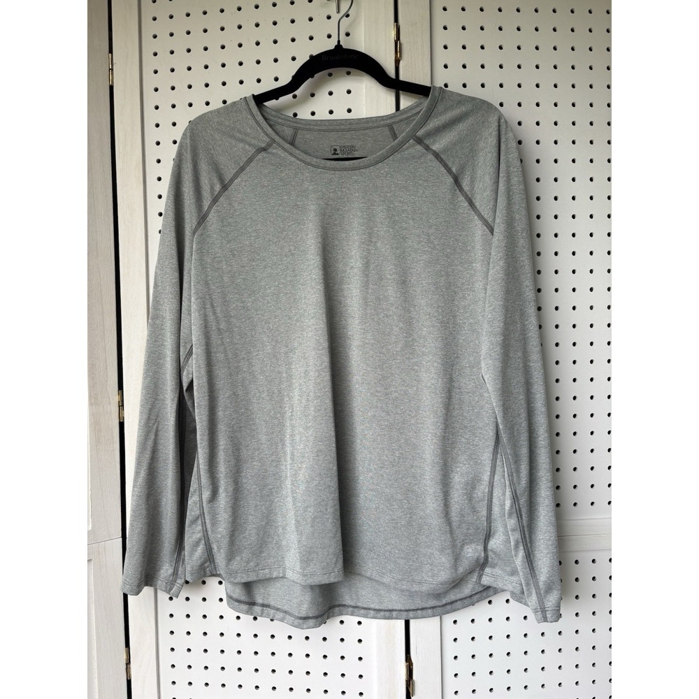 EMS Eastern‎ Mountain Sports Gray Long SLV Techwick Wicking Women's Tee XL